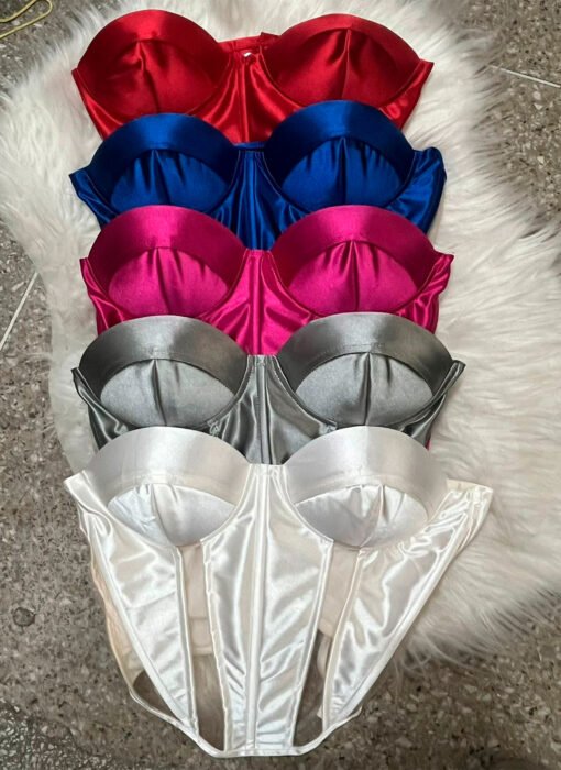 Cropped Retro Tule, Tecido Prada Com Regulador