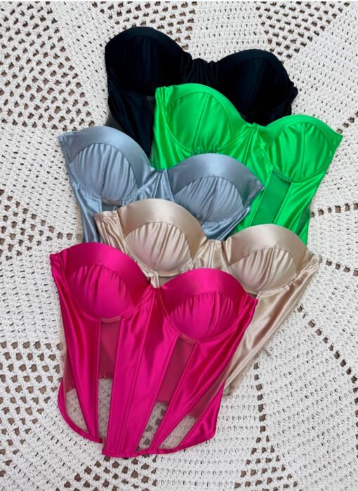 Cropped Retro Tule, Tecido Prada Com Regulador - Image 3