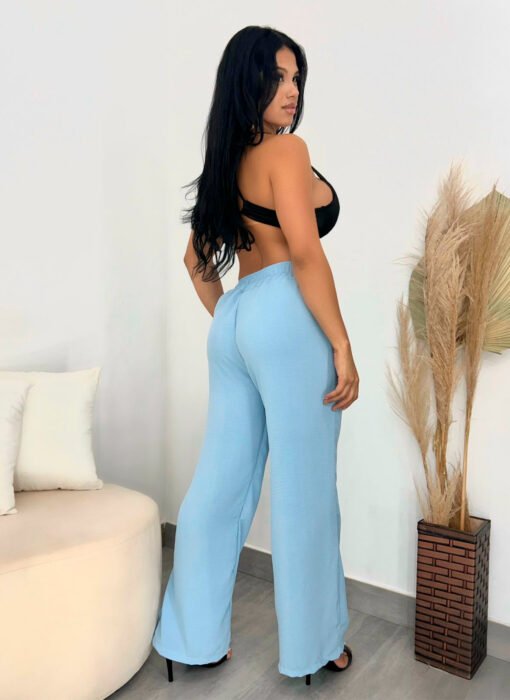 Calça Pantalona Tecido Duna - Image 5