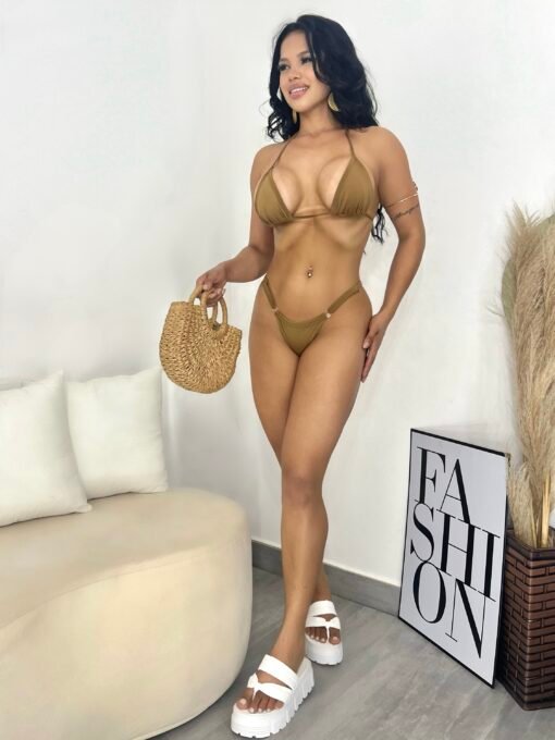 Biquini de fita bronze - Image 6